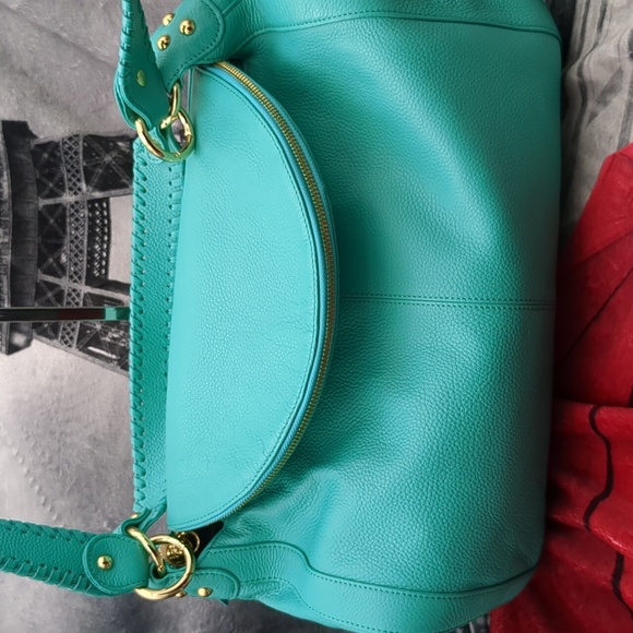 Onna Ehrich Cyan large leather bag - Picture 2 of 11